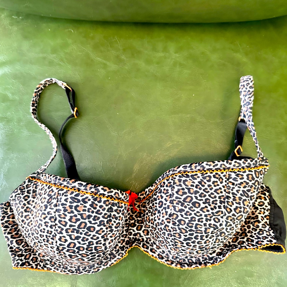 Cleo by Panache 32E Mimi Leopard Balconette Bra